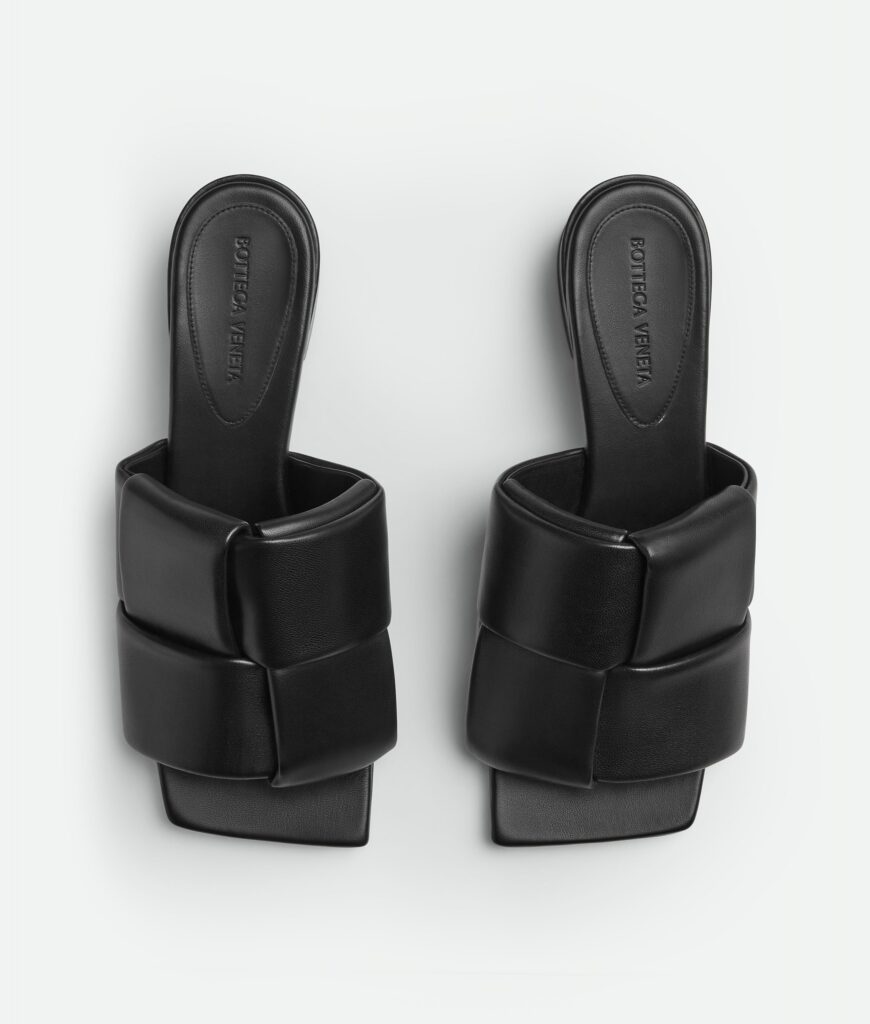 Bottega Veneta - Patch Sandal Black