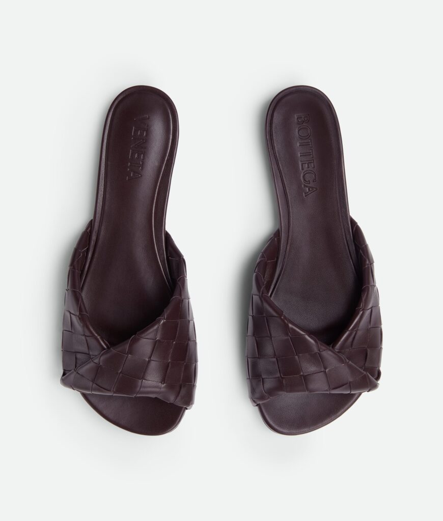 Bottega Veneta - Blink Mule Flat - Dark Barolo