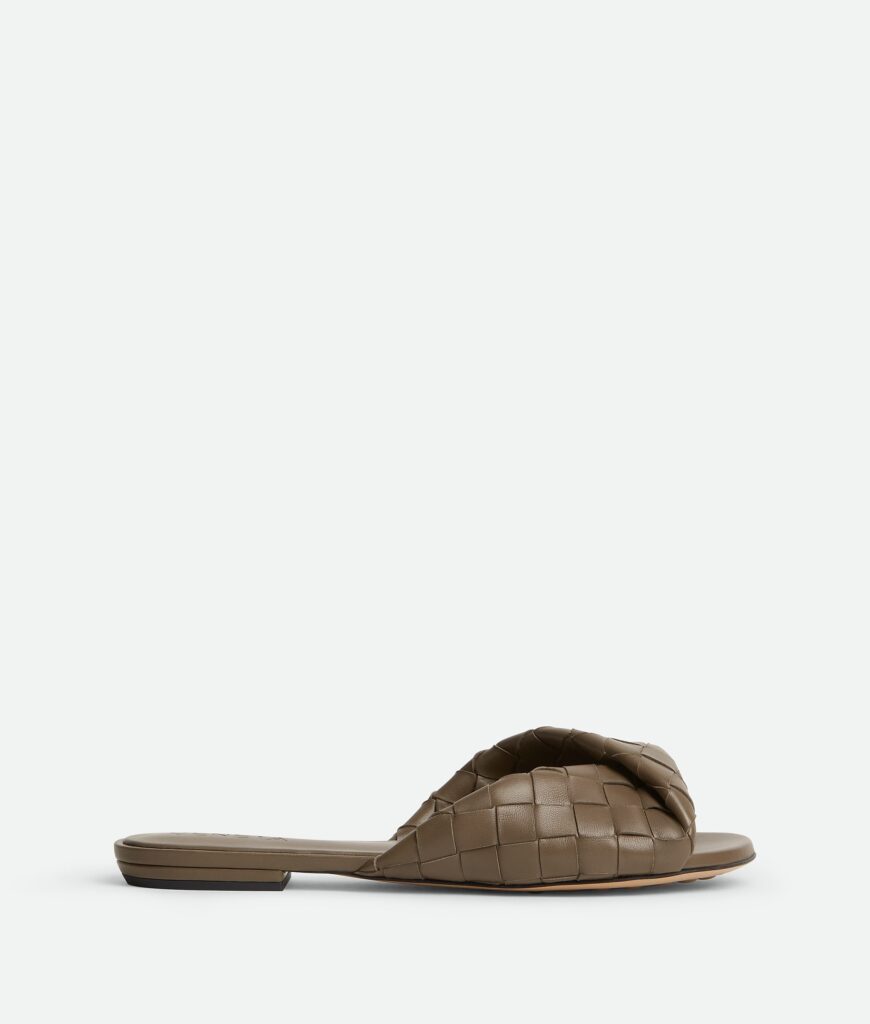 Bottega Veneta - Blink Mule Flat - Pinecone