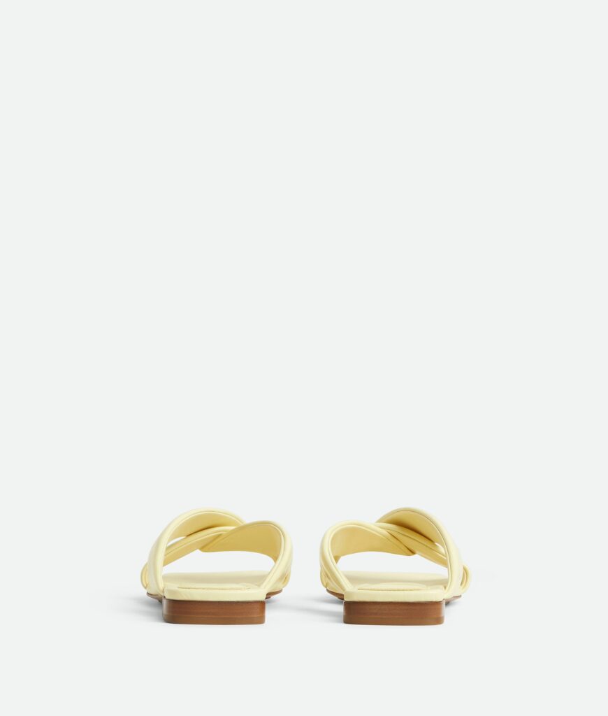 Bottega Veneta - Riva Mule Flat - Camomile