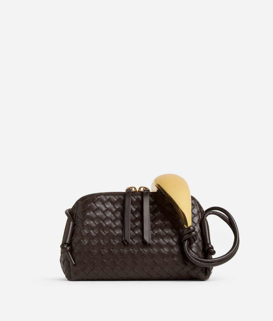 Bottega Veneta - Concert Pouch with Handle - Fondant