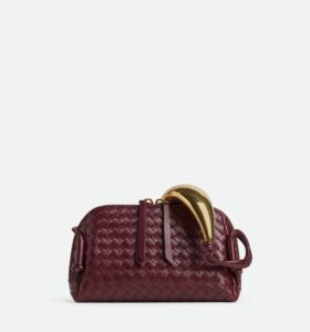 Bottega Veneta - Concert Pouch with Handle - Barolo - Image 1