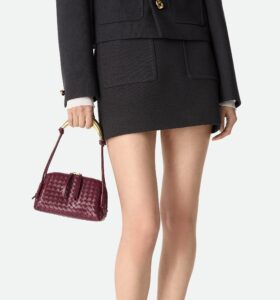 Bottega Veneta - Concert Pouch with Handle - Barolo - Image 3