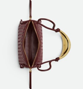Bottega Veneta - Concert Pouch with Handle - Barolo - Image 4