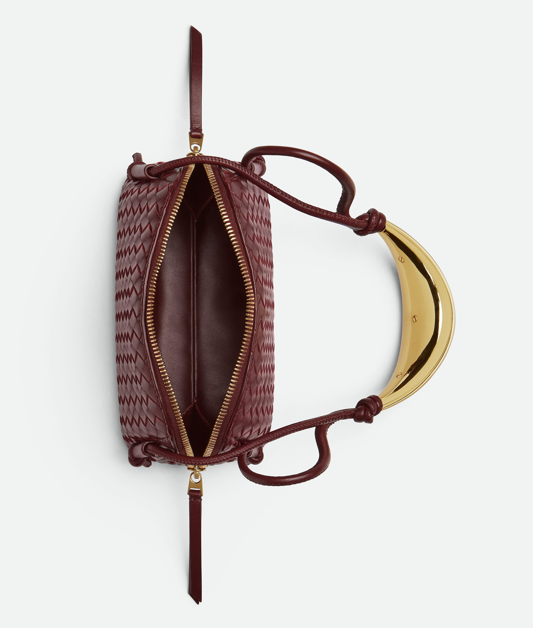 Bottega Veneta - Concert Pouch with Handle - Barolo - Image 4