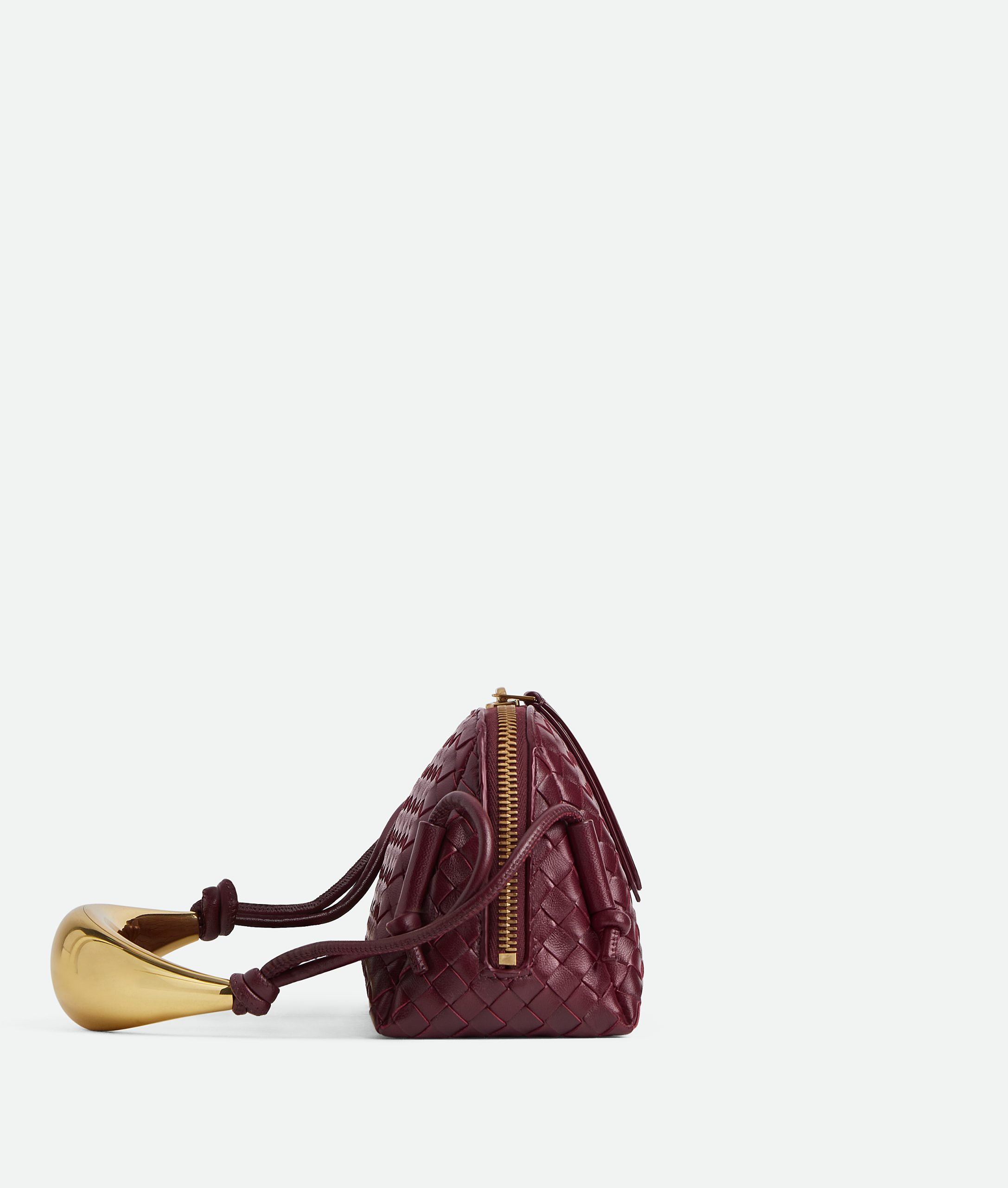 Bottega Veneta - Concert Pouch with Handle - Barolo - Image 5