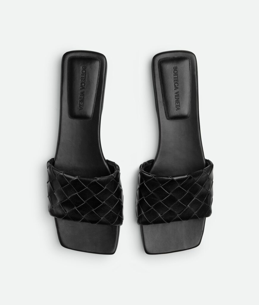Bottega Veneta - Parco Flat Mule - Black