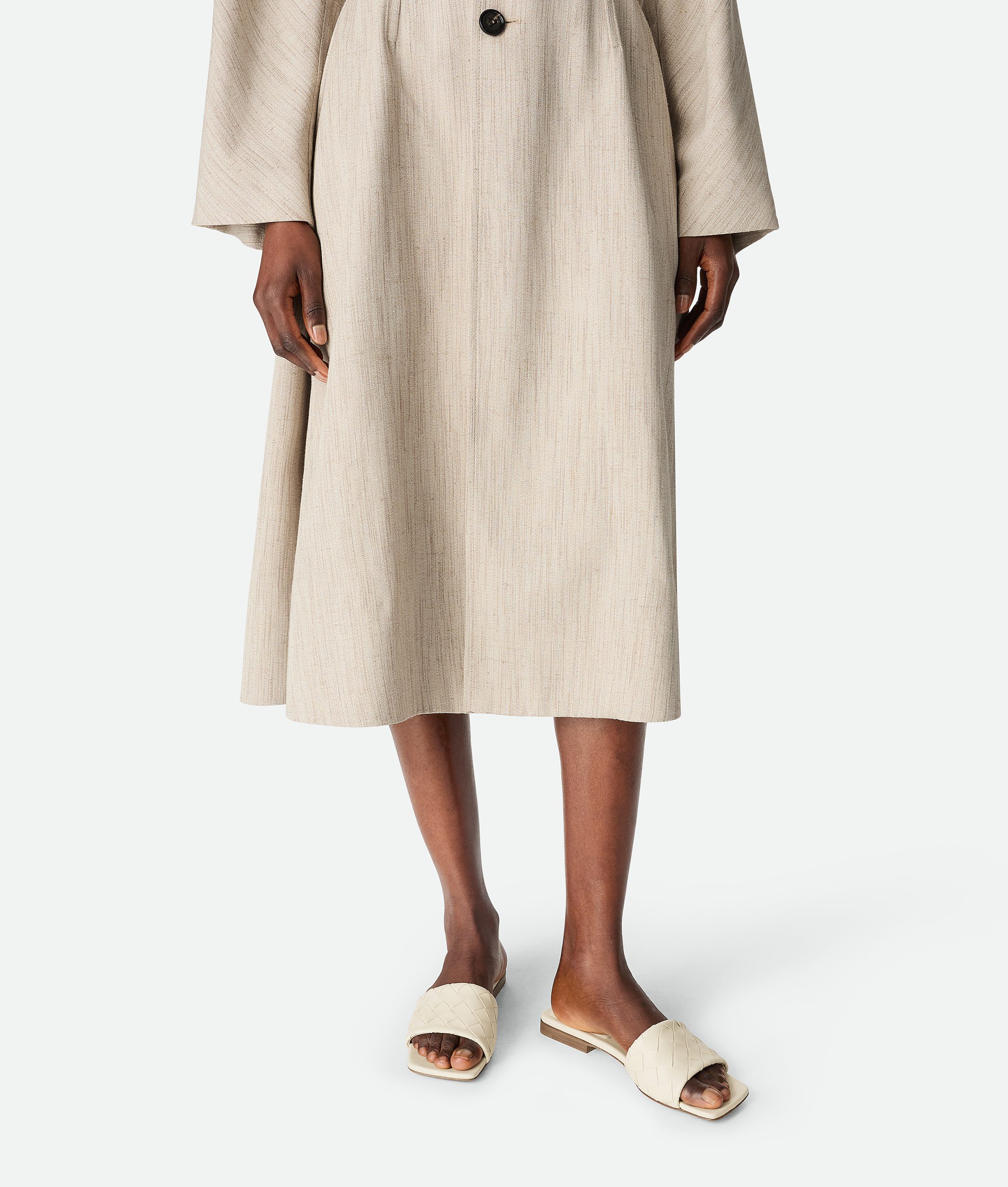 Bottega Veneta - Parco Flat Mule - Sea Salt - Image 3