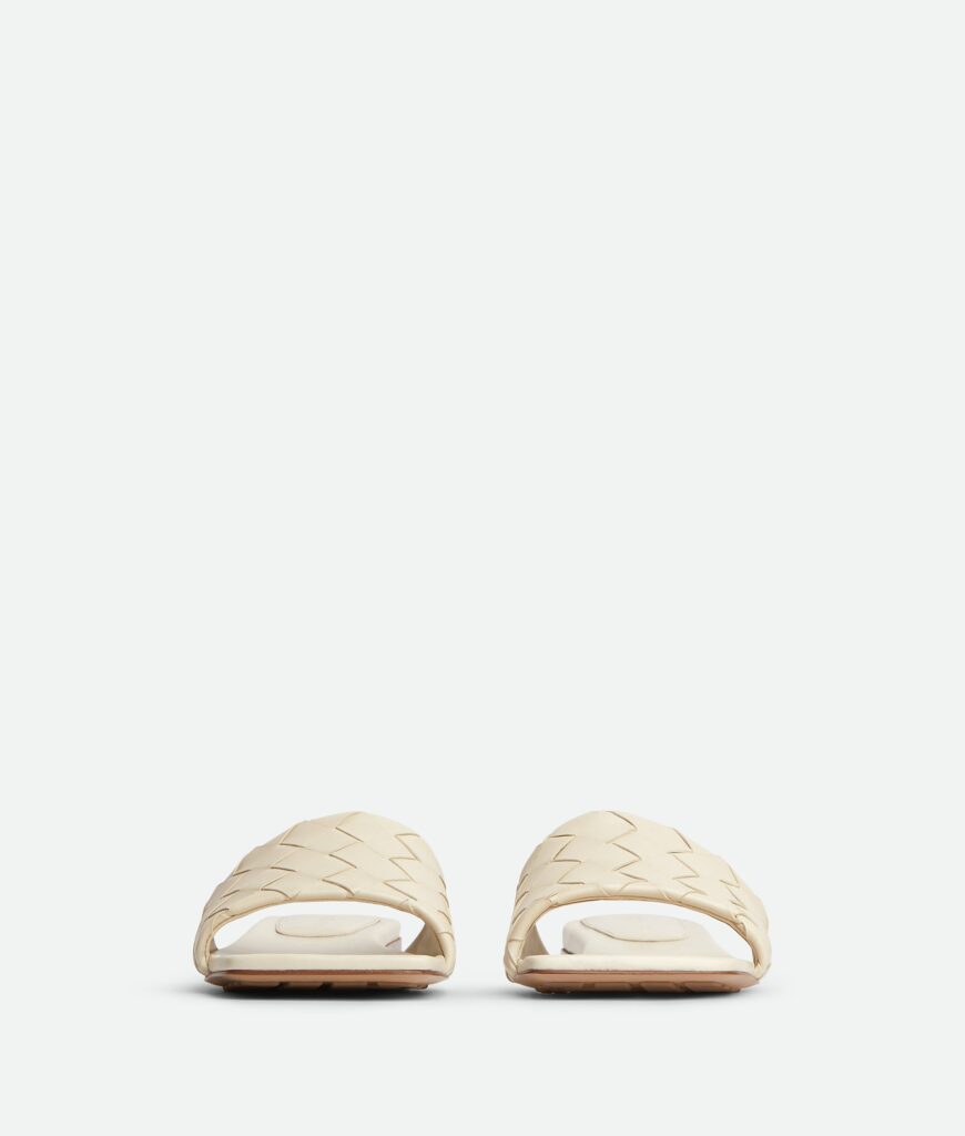 Bottega Veneta - Parco Flat Mule - Sea Salt