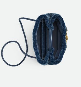 Bottega Veneta - Andiamo Small Shearling - Ocean - Image 4