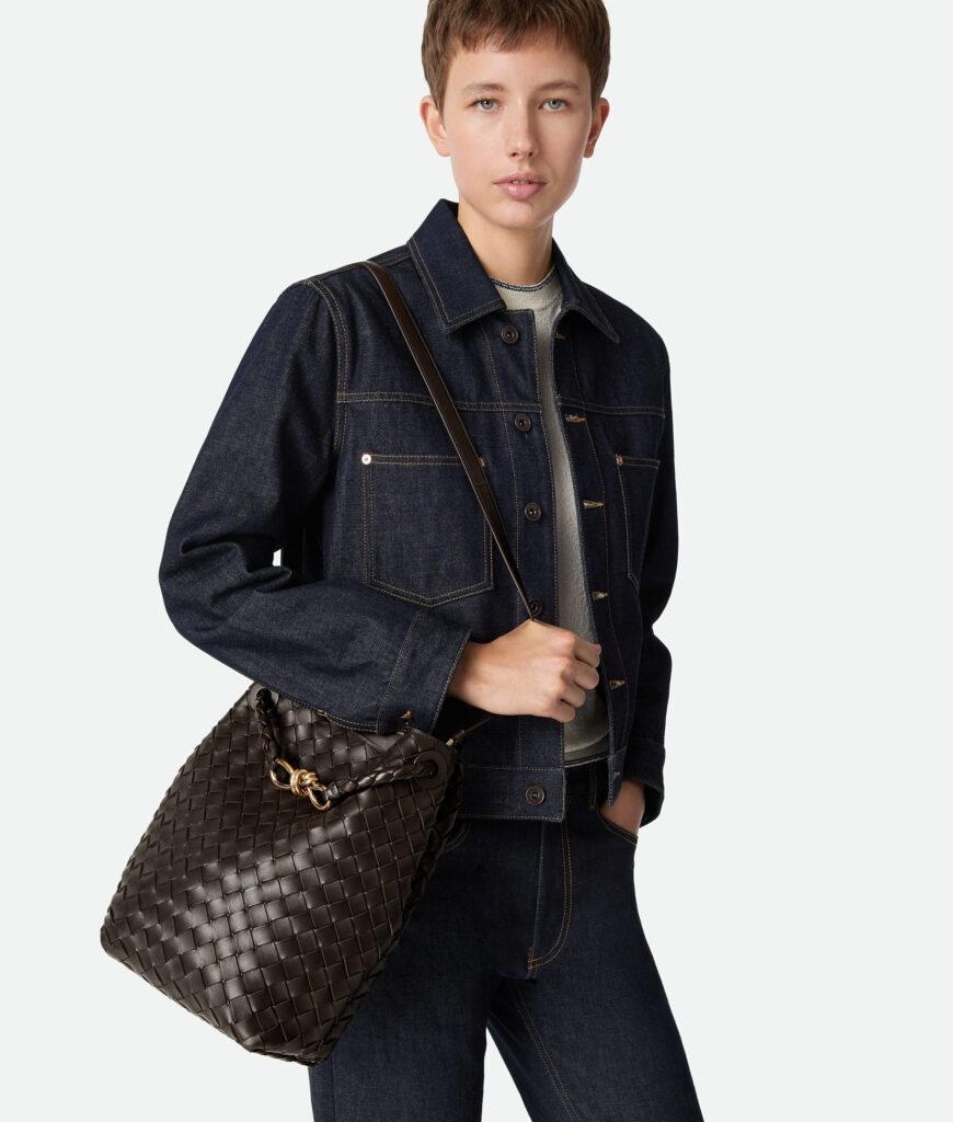 Bottega Veneta - Andiamo Small Bucket - Fondant