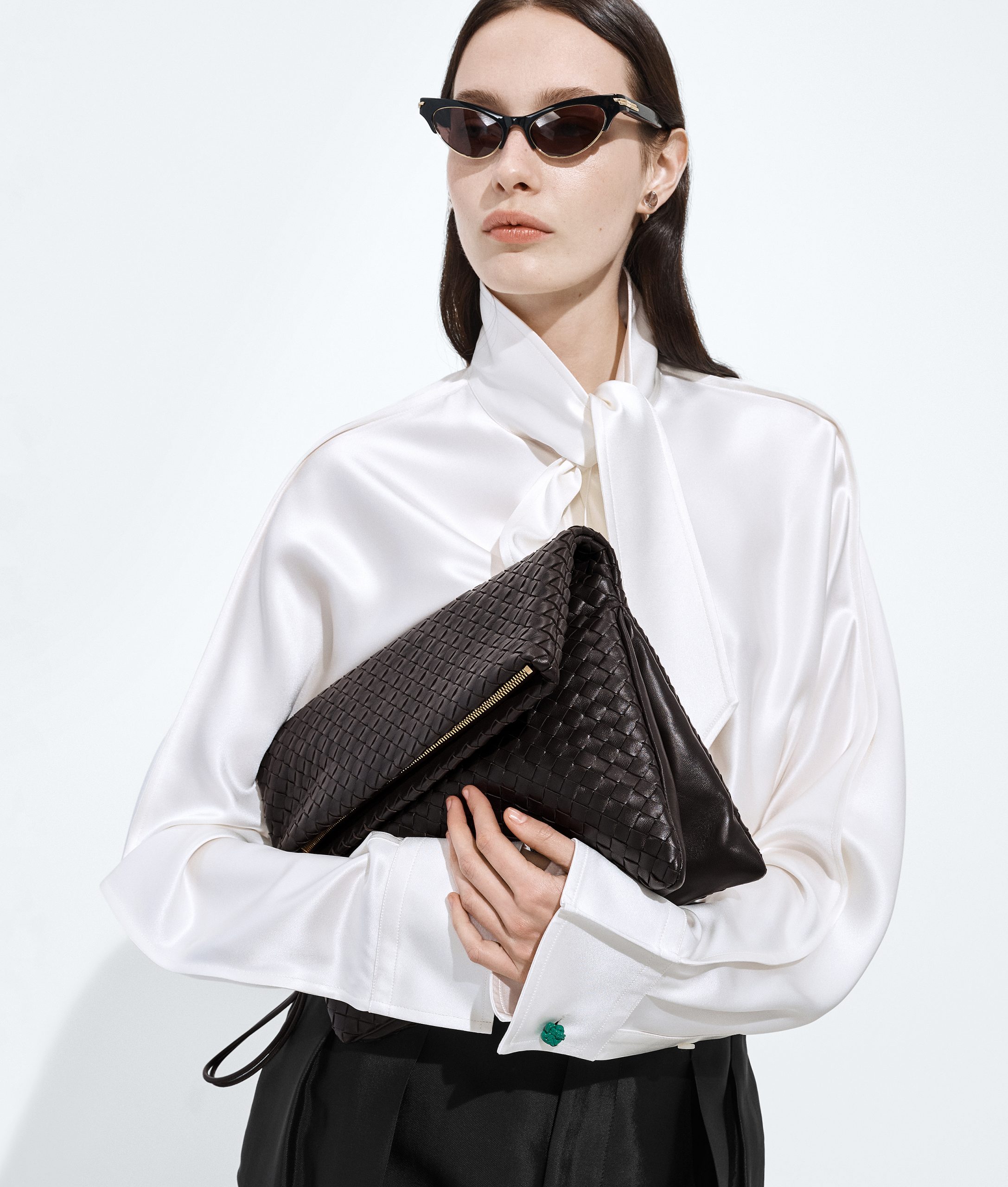 Bottega Veneta - Giornale Pouch - Espresso - Image 6