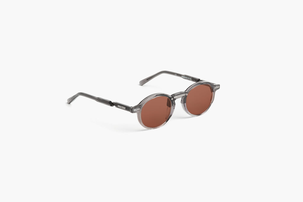 Movitra - Alias 02 C2 - Crystal Medium Grey with Violet Lenses - Limited Edition