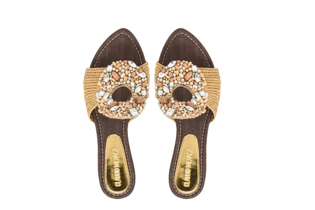 Claudio Merazzi - Betulla Mule - Beige Raphia