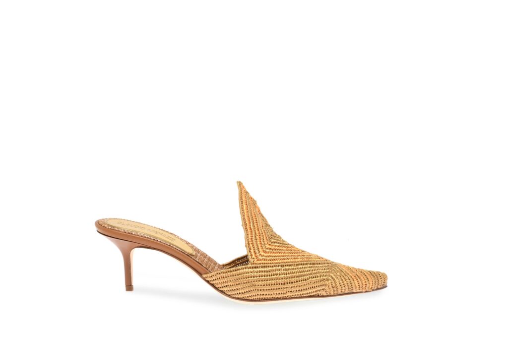 Claudio Merazzi - Raphia Sabot - Beige / Gold