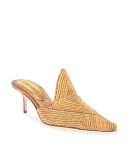 Claudio Merazzi - Raphia Sabot - Beige / Gold - Image 3