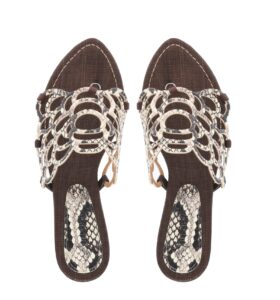 Claudio Merazzi - Brown Mule - Printed Python - Image 4