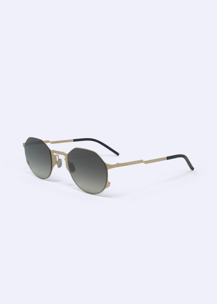 Movitra - Achille Rose Gold with Gradient Grey Lenses