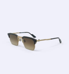 Movitra - Jonathan Black / Rose Gold with Gradient Brown Lenses - Image 3