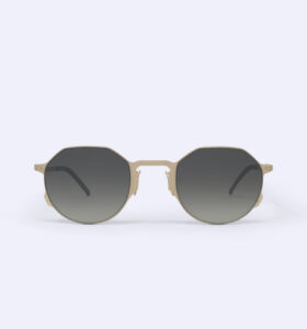 Movitra - Achille Rose Gold with Gradient Grey Lenses - Image 1