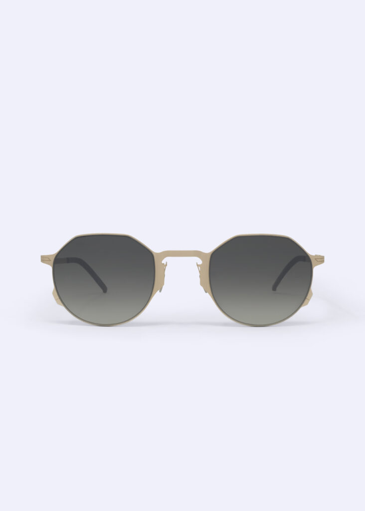 Movitra - Achille Rose Gold with Gradient Grey Lenses