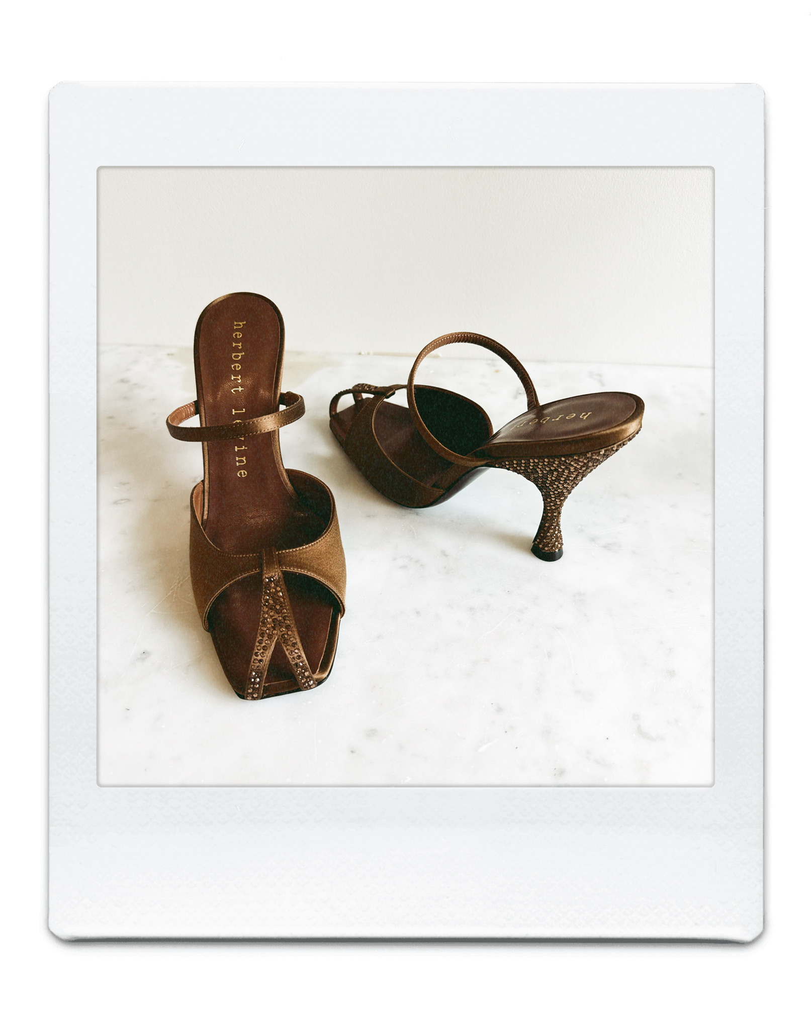 Herbert Levine - Hidden Gem Mule - Satin Caramel - Image 3