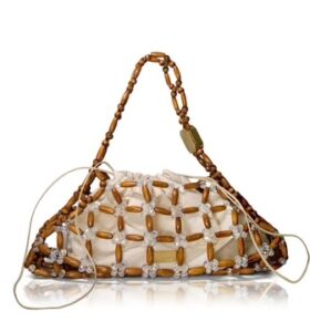 Palera Milano – Wood Net Hobo - Light Brown - Image 1