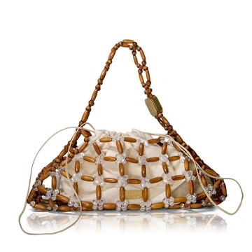 Palera Milano – Wood Net Hobo - Light Brown