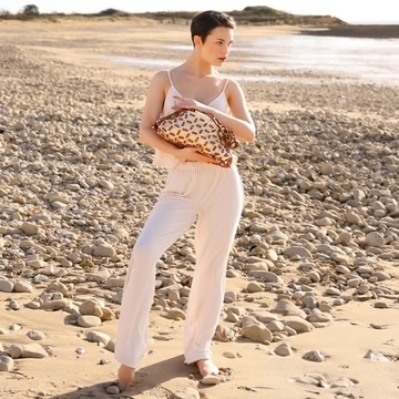 Palera Milano – Wood Net Hobo - Light Brown