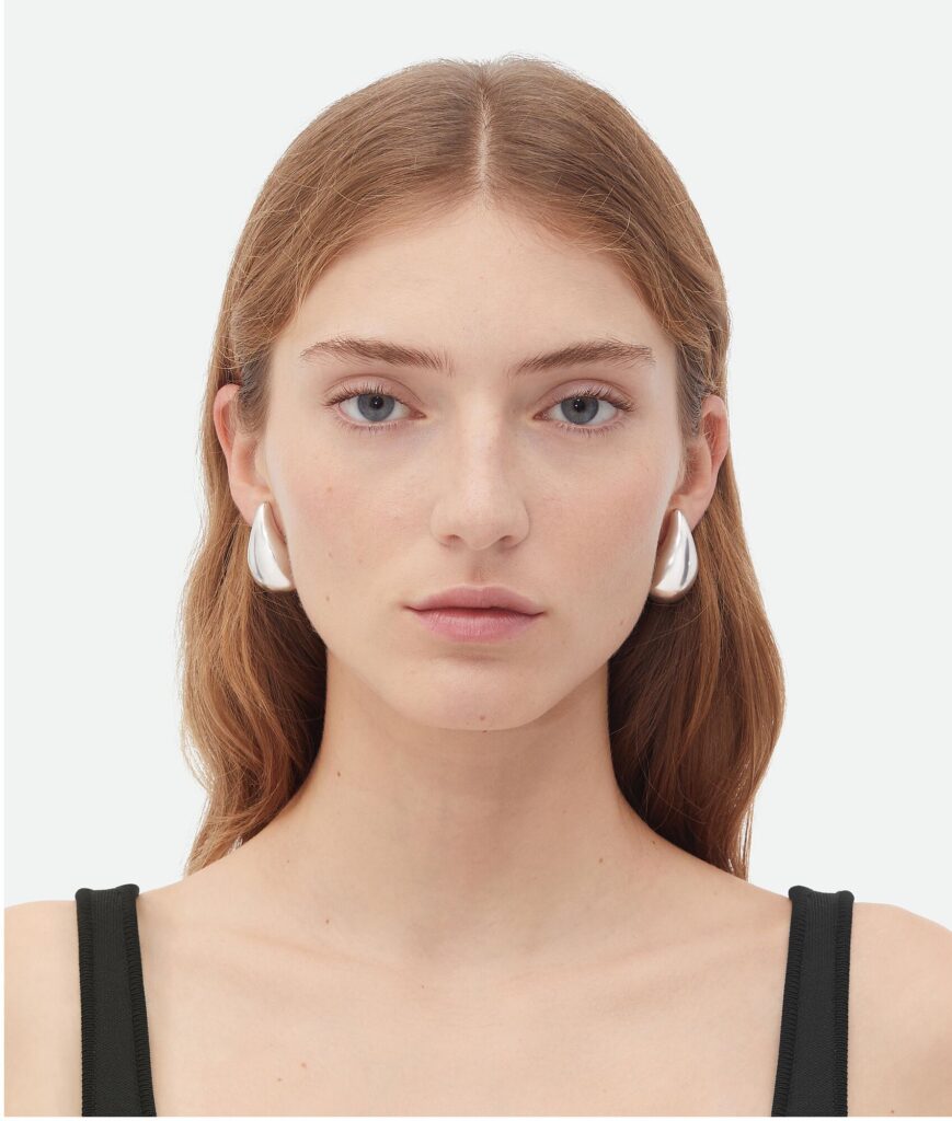 Bottega Veneta - Drop Earrings - Silver