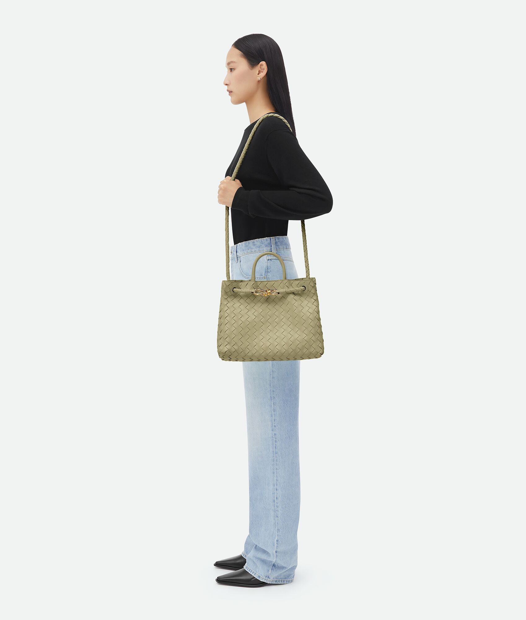 Bottega Veneta - Andiamo Medium Travertine - Image 7