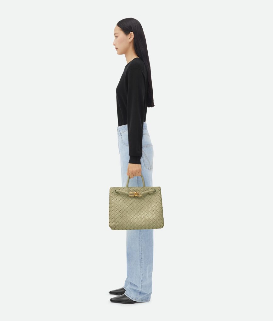 Bottega Veneta - Andiamo Medium Travertine