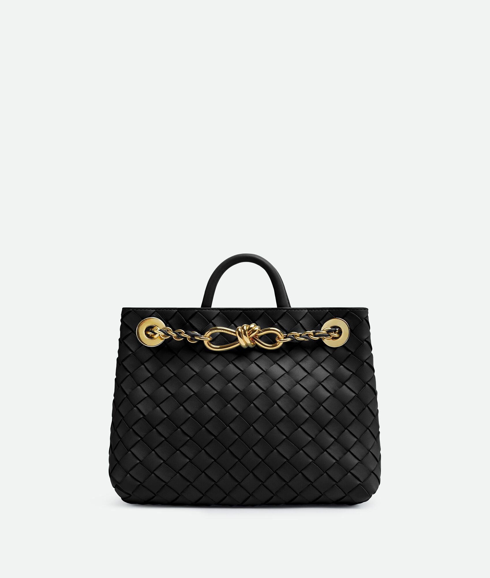 Bottega Veneta - Andiamo Small With Chain - Black - Image 2