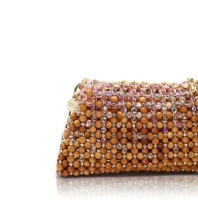 Palera Milano – Maxi Crystal Pouch – Wood/Rare Pink - Image 3