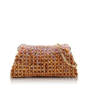 Palera Milano – Maxi Crystal Pouch – Wood/Rare Pink - Image 2