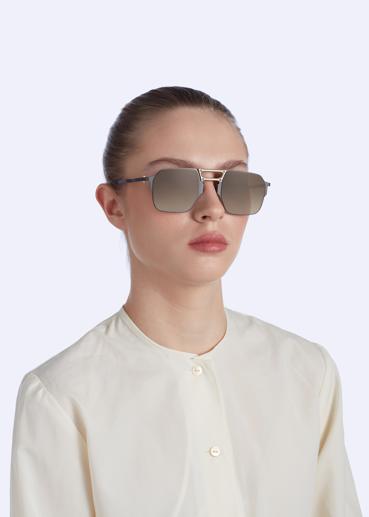 Movitra - Joe Rose Gold with Gradient Brown Lenses - Image 4