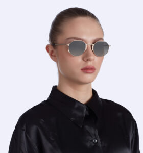 Movitra - Achille Rose Gold with Gradient Grey Lenses - Image 4