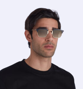 Movitra - Jonathan Black / Rose Gold with Gradient Brown Lenses - Image 5