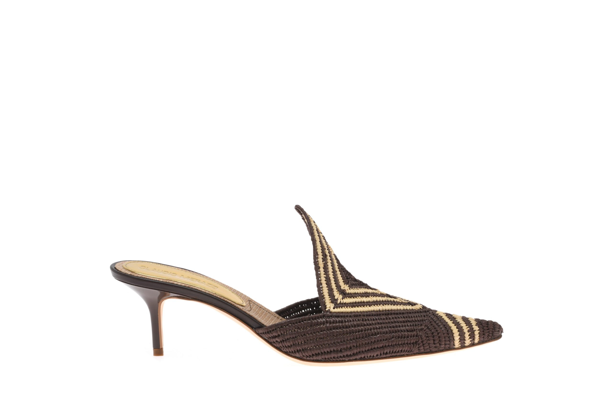 Claudio Merazzi - Raphia Sabot - Brown / Natural - Image 1