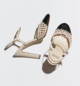 Francesco Russo - Mary Jane Pump - Dust / Black - Image 9