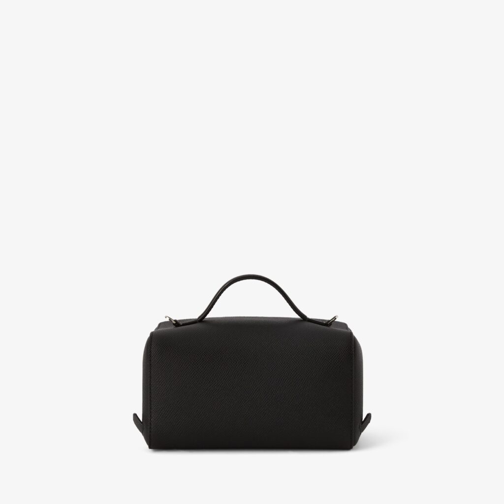 Valextra - V Line Crossbody Vanity Bag - Black