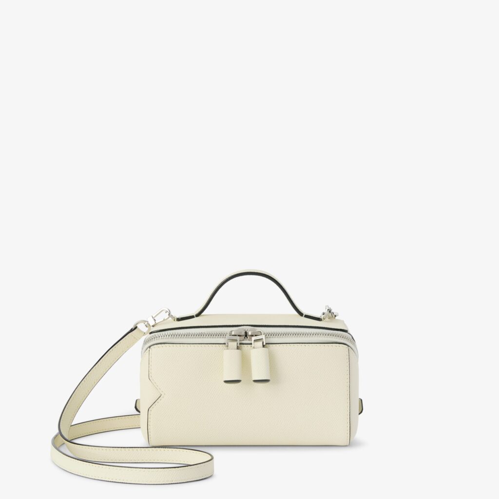 Valextra - V Line Crossbody Vanity Bag - Pergamena