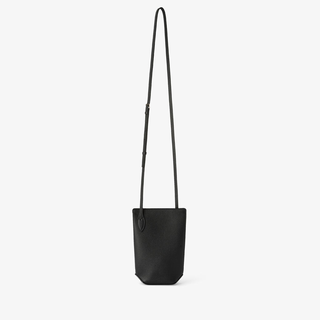 Valextra - Vivi Crossbody Phone Bag - Black