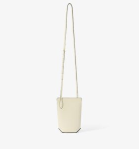 Valextra - Vivi Crossbody Phone Bag - Pergamena - Image 1