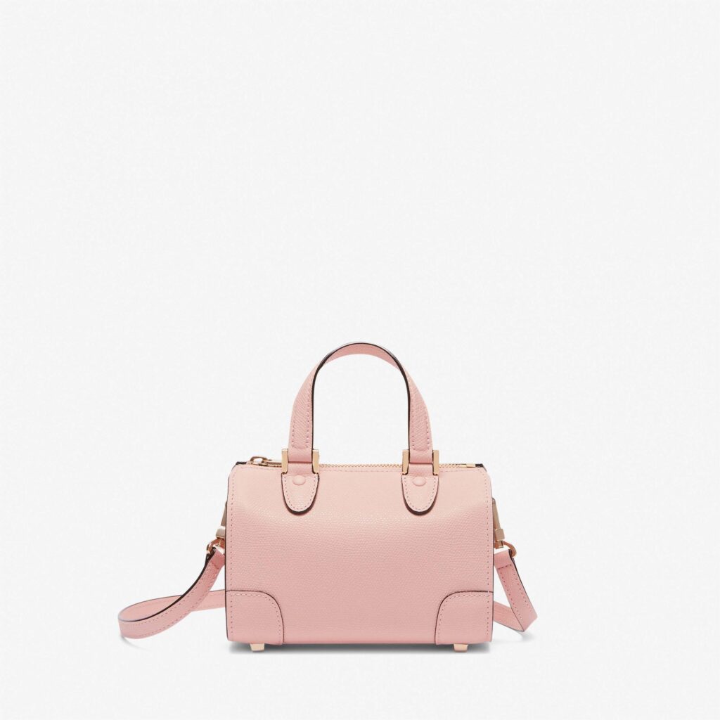 Valextra - Babila Crossbody Micro Bag Peonia