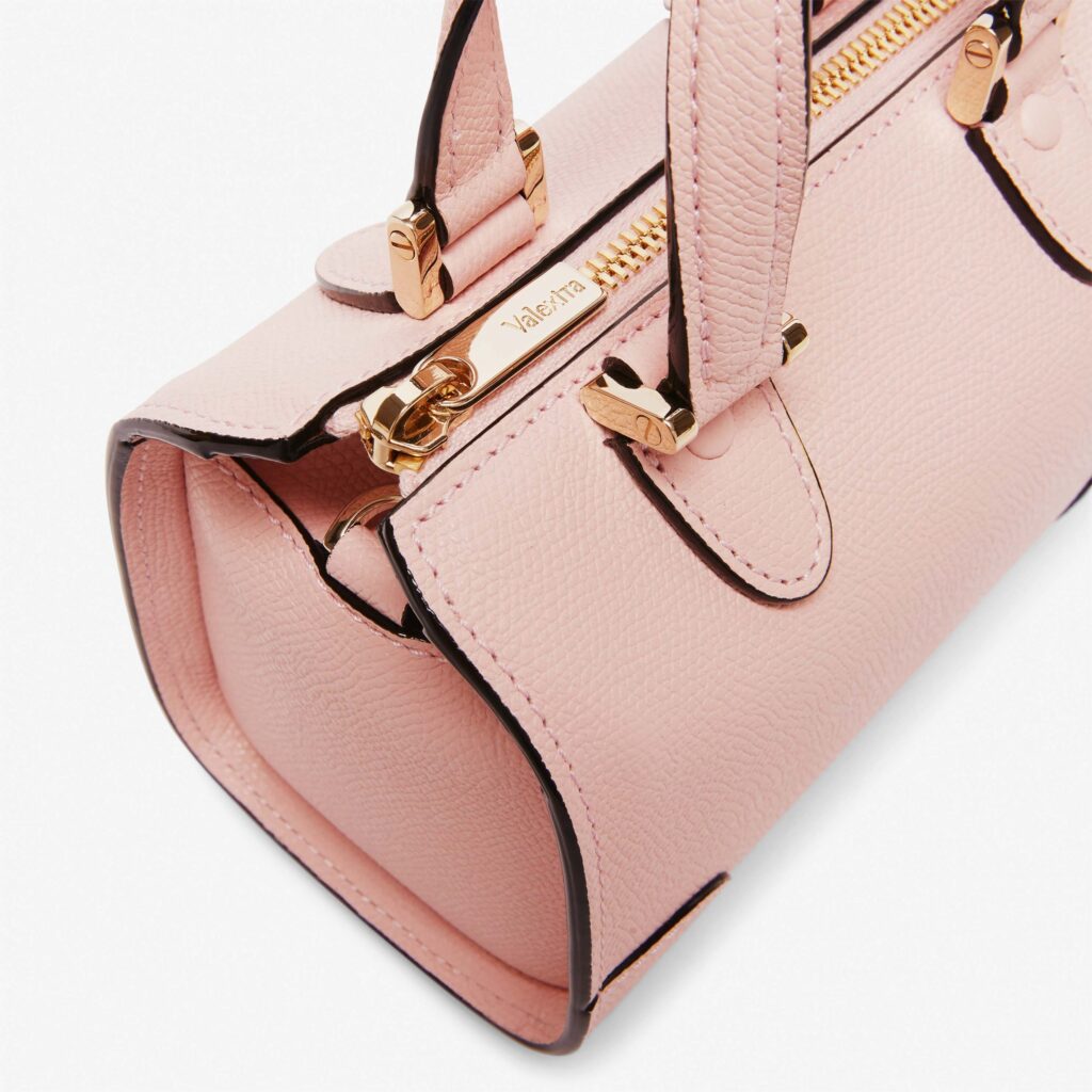 Valextra - Babila Crossbody Micro Bag Peonia