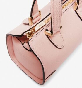 Valextra - Babila Crossbody Micro Bag Peonia - Image 3