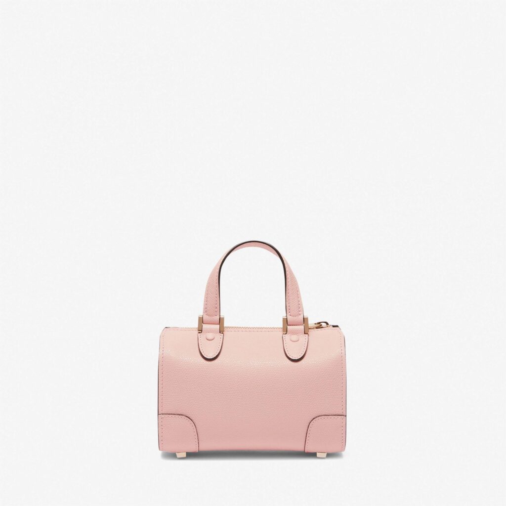 Valextra - Babila Crossbody Micro Bag Peonia