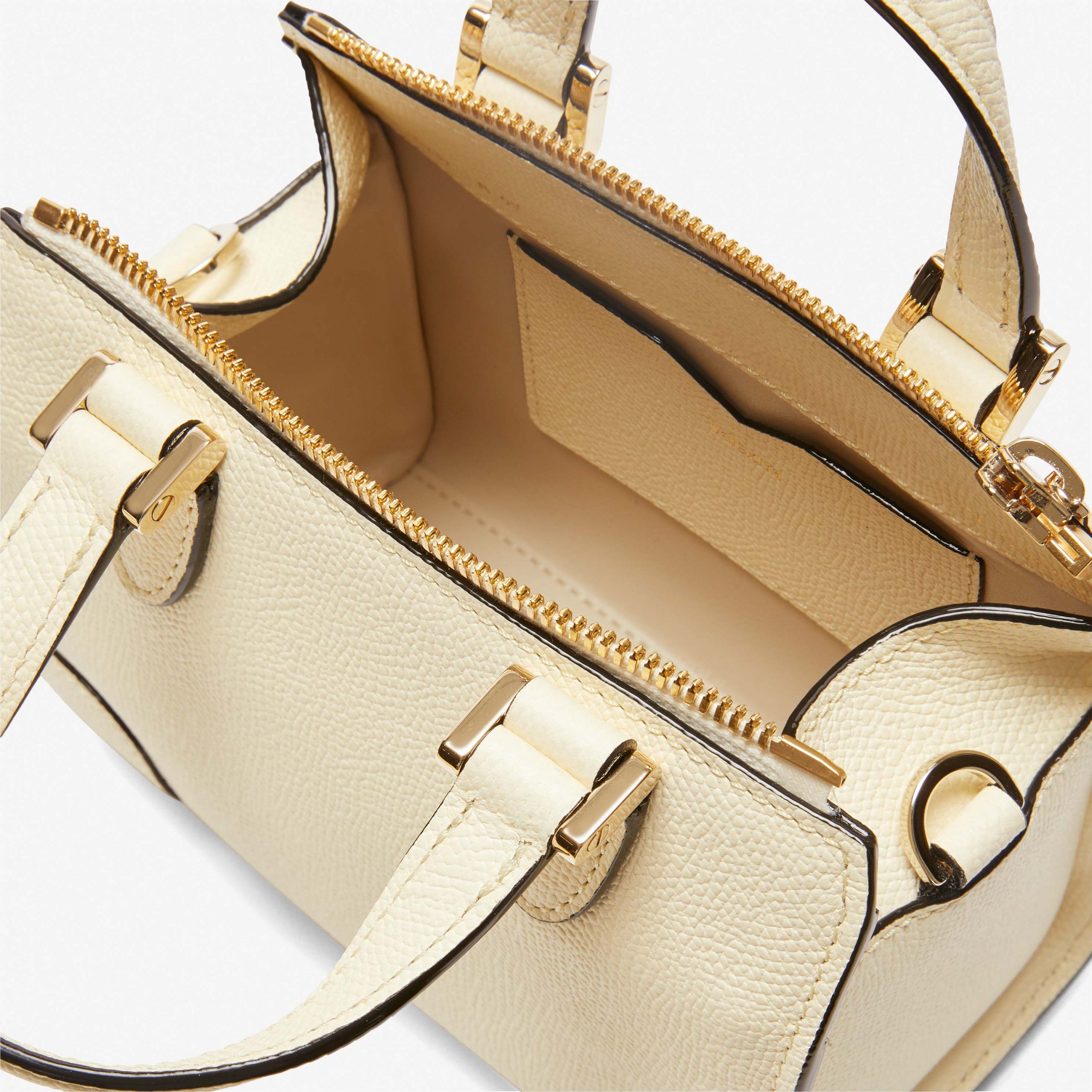 Valextra - Babila Crossbody Micro Bag Pergamena - Image 3