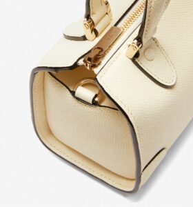 Valextra - Babila Crossbody Micro Bag Pergamena - Image 4